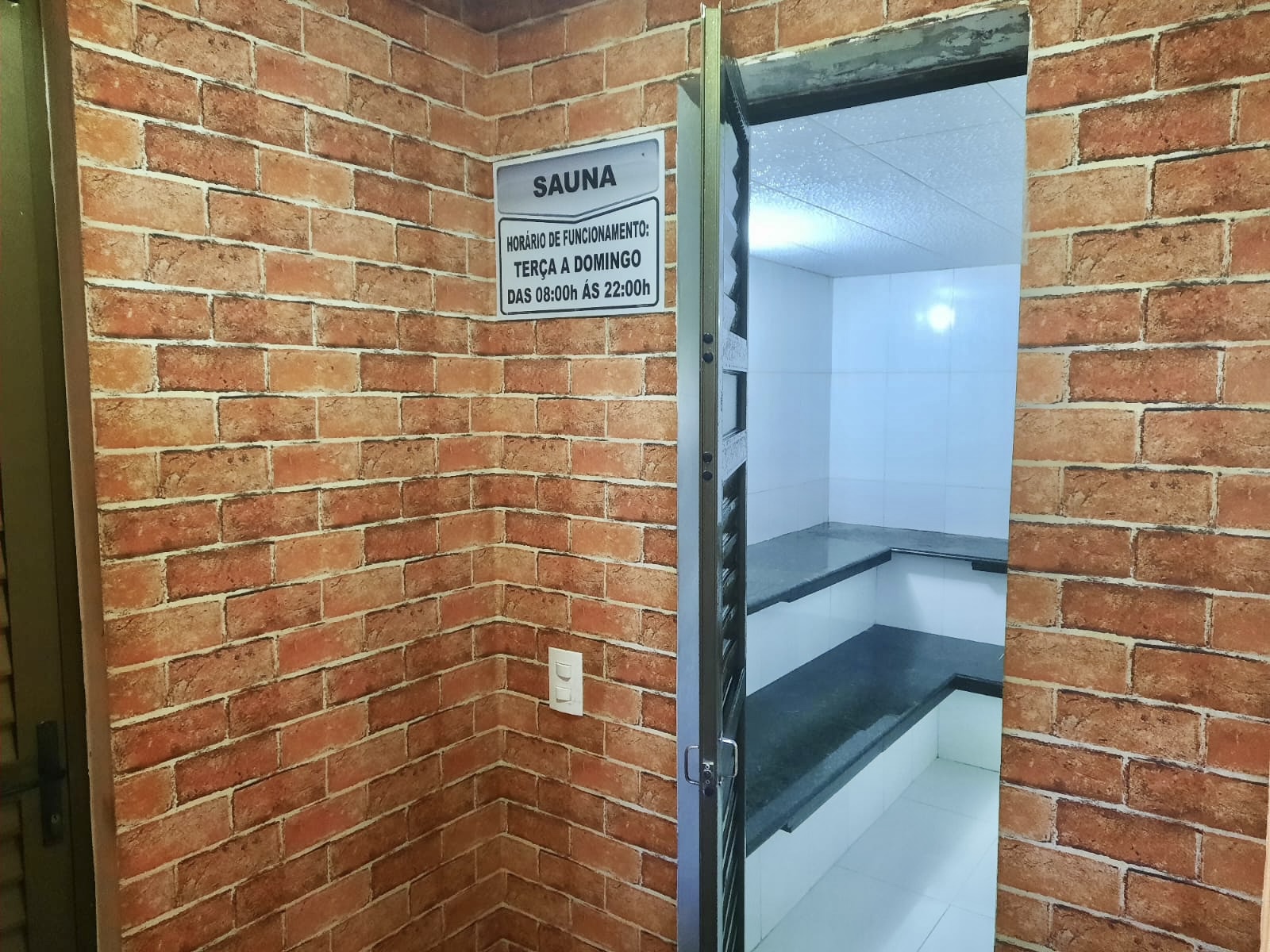 Sauna do condomínio — Edifício Olímpia